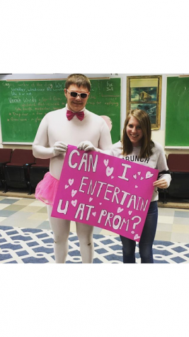 Big Sky High School Junior asks his date to prom while wearing his famous Entertainment Fairy costume. 