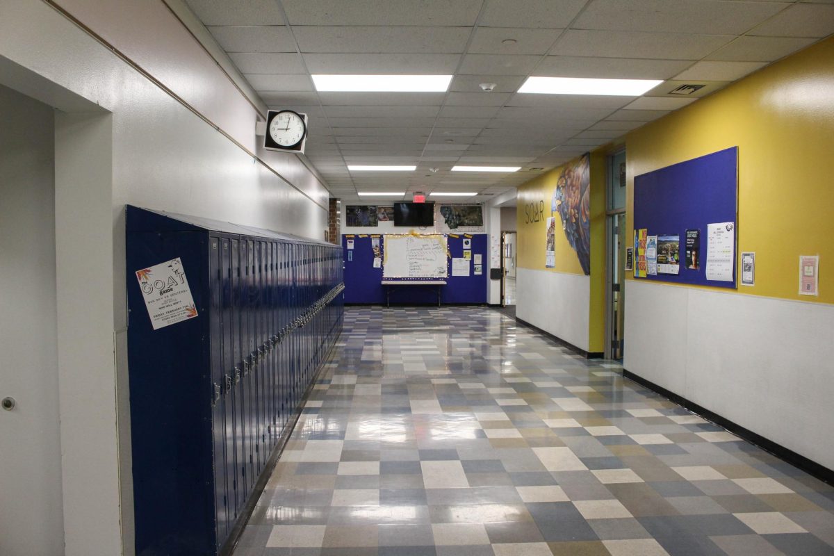 A shot of the Big Sky High School hallways, Jan. 14, 2025. 