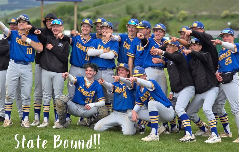 An image posted on the Big Sky High School Instagram page after the baseball team's win against Eureka, spring 2025. 