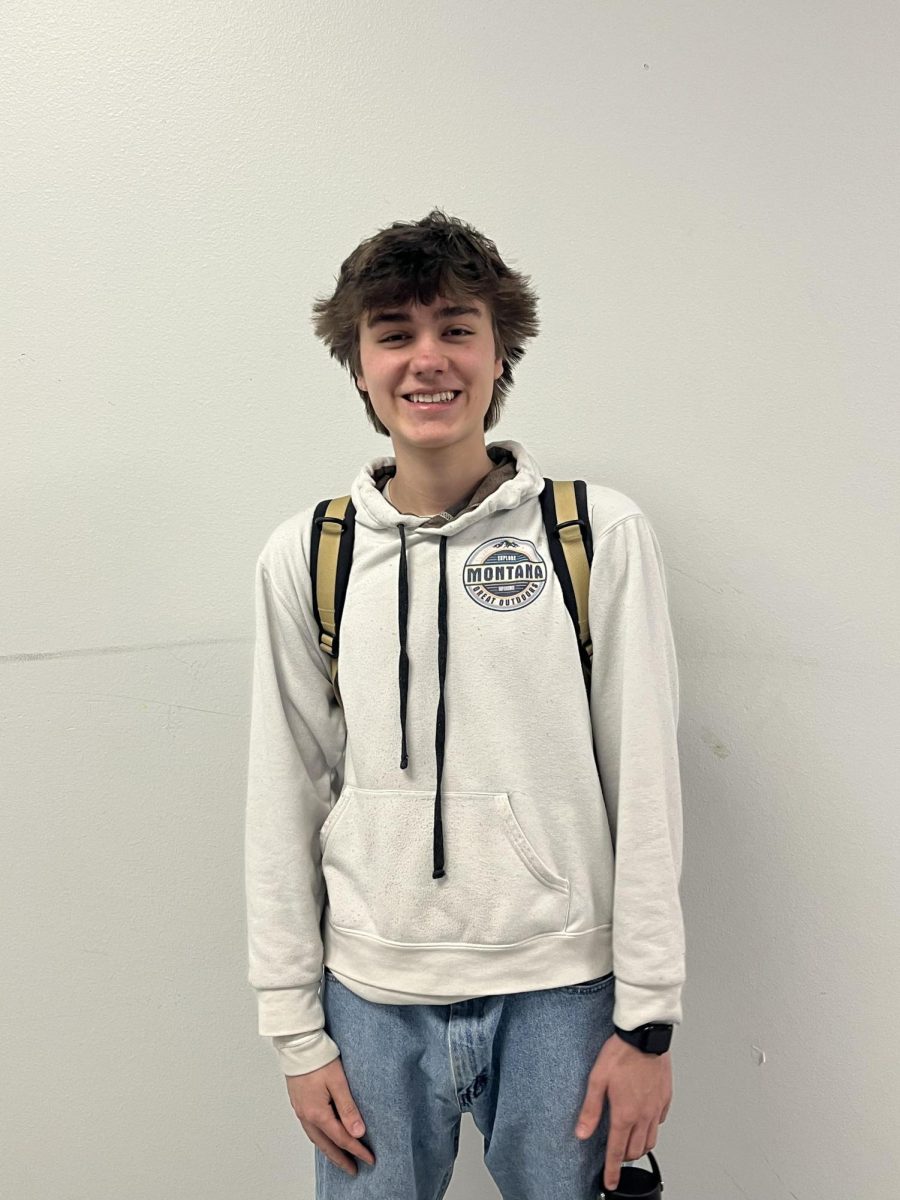 Rex Rhodes, junior HSA ambassador, stands for a photo, March 2026. 